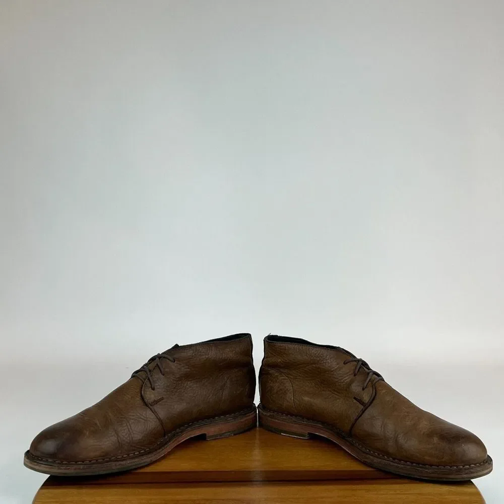 Mens Cole Haan Glenn Brown Leather Dress Chukka Ankle Boots Size‎ 10 M GUC
